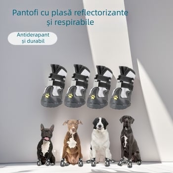 Pantofi pentru câini, exterior, poliester, antiderapant, rezistenți la uzură, stil relaxat, origine Guangdong