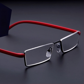 Ochelari de citit cu protecție împotriva luminii albastre, lentile multifocale pentru distanță și aproape, ramă completă, pentru persoane în vârstă cu fața rotundă