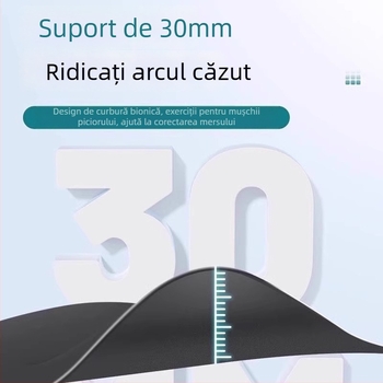 Tălpi ortopedice pentru corectarea platfusului, talpă cu înălțare, talpă semi, modelul 01 (Unisex, Adulți; Potrivit pentru pantofi sport, ghete, pantofi casual și de lucru)