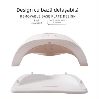 Lampă LED pentru manichiură 80W Sun19 – uscare rapidă pentru gel de unghii, uz profesional și acasă