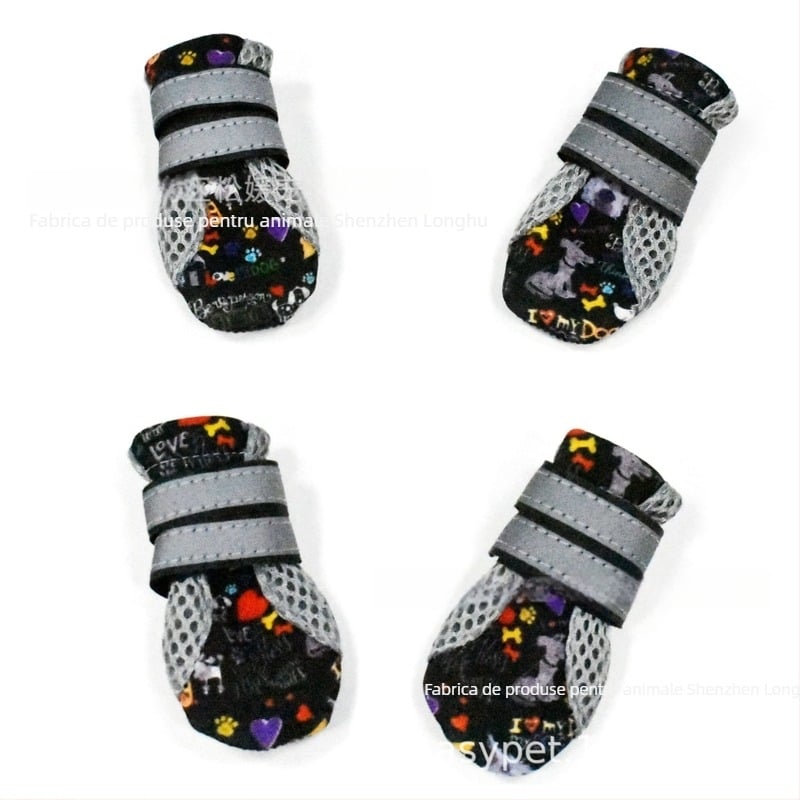 Pantofi pentru labă de câine – Cauciuc, Impermeabili, Antiderapante, Călduroși, Rezistenți la uzură