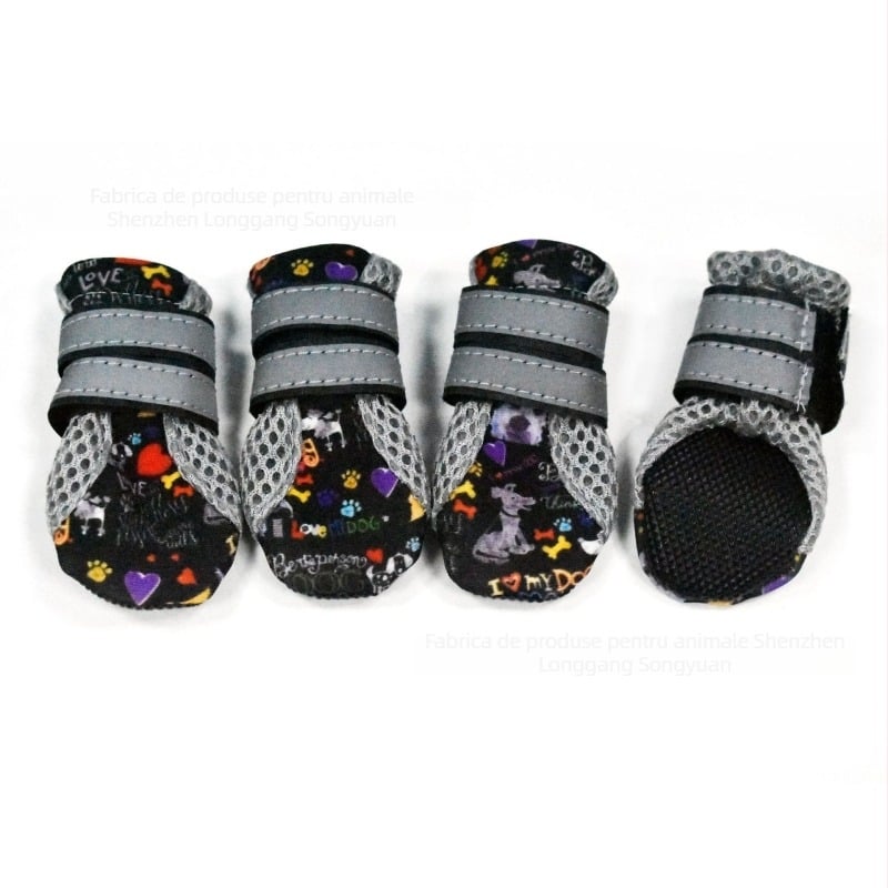 Pantofi pentru labă de câine – Cauciuc, Impermeabili, Antiderapante, Călduroși, Rezistenți la uzură