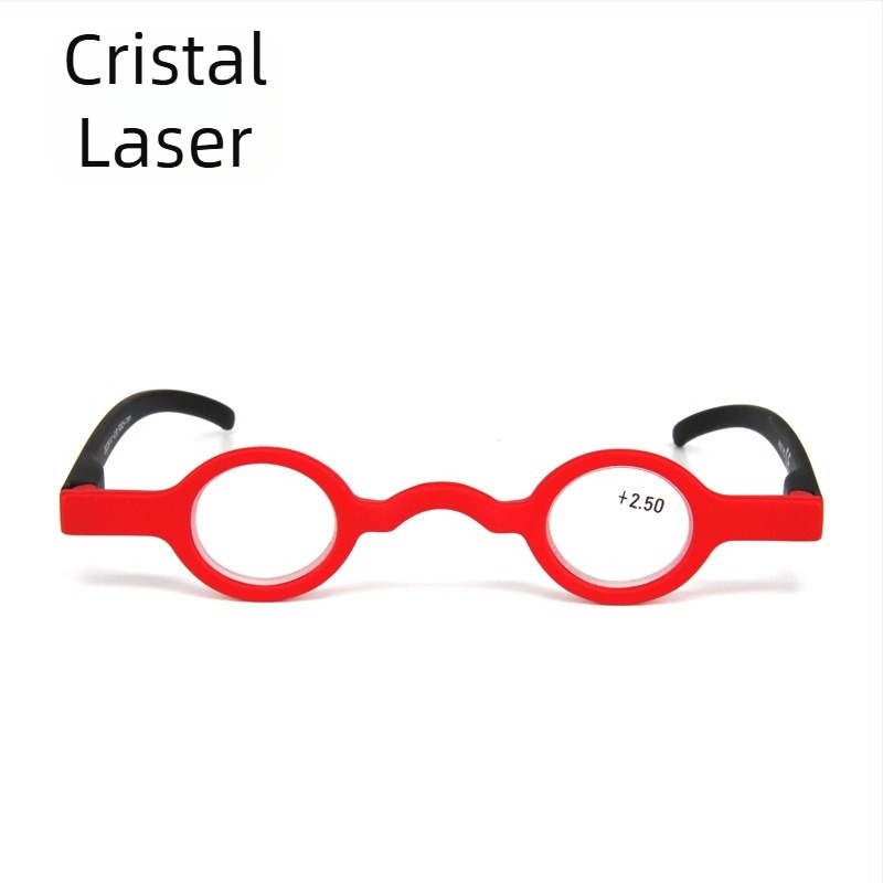 Ochelari de lectură, ramă completă, ramă rotundă, stil vintage, lentile din rășină