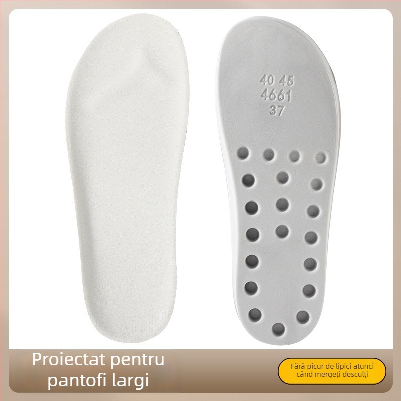Tălpi PU pentru încălțăminte în formă Birkenstock, tălpi cu funcție deodorantă, susținere a arcului pe toată lungimea, talpă integrală