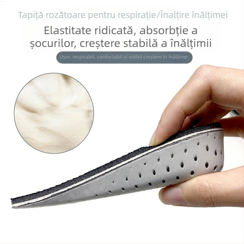 Talpă EVA pentru creșterea înălțimii – Model 602, talpă întreagă, unisex, înălțime 2.3–4.3 cm, compatibilă cu diferite pantofi, pentru toate anotimpurile.