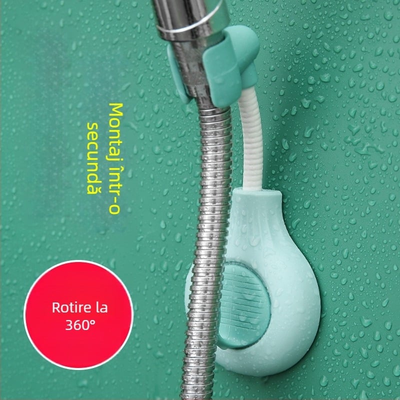 Suport pentru cap de duș, fără găuri, fix, reglabil, stil modern minimalist — Saint-wang 3118