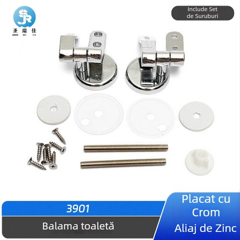 Balama capac WC din aliaj de zinc – Accesorii baie, Stil modern minimalist, Rotire