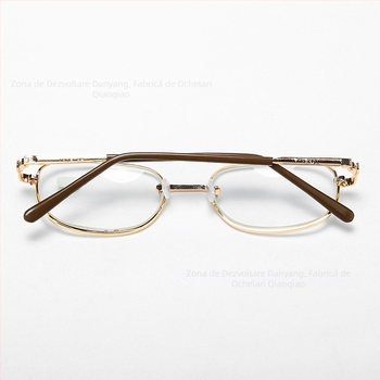 Ochelari de citit 333AS cu lentile TAC asferice, ramă metalică, cadru integral, nepliabili