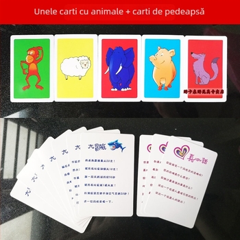 Carte cu Fructe — Joc interactiv părinți-copii, puzzle de tip board game pentru educație în familie (material: hârtie lucioasă; ambalaj color; vârsta 7–14)