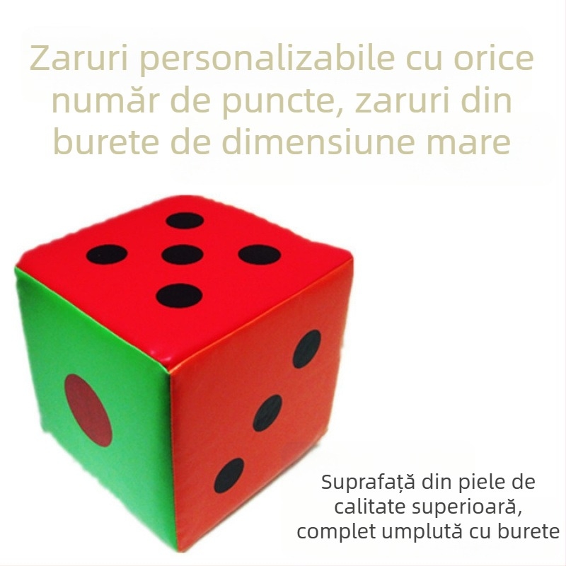 Zar uriaș pentru jocuri de petrecere: pentru KTV, recuzită de nuntă, instrument didactic pentru grădiniță, jucărie Flying Chess; ambalaj într-o pungă; pentru vârsta 0–3 ani; export cross-border exclusiv
