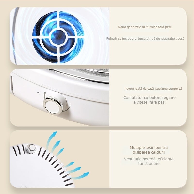 Aspirator pentru praf de unghii, cu putere mare, pentru saloane de manichiură — Model Vacuum Cleaner; Origine Guangdong; Etichetă privată licențiată disponibilă.