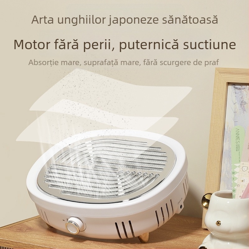Aspirator pentru praf de unghii, cu putere mare, pentru saloane de manichiură — Model Vacuum Cleaner; Origine Guangdong; Etichetă privată licențiată disponibilă.