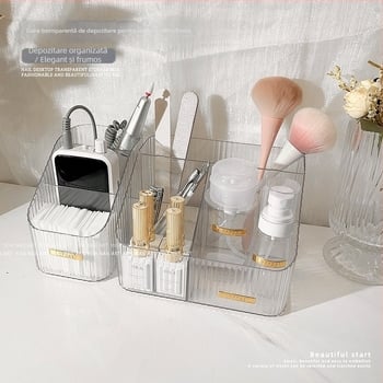 Cutie de depozitare pentru manichiură, organizator multi-strat pentru unelte de unghii și accesorii de gene, lorossi