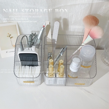 Cutie de depozitare pentru manichiură, organizator multi-strat pentru unelte de unghii și accesorii de gene, lorossi