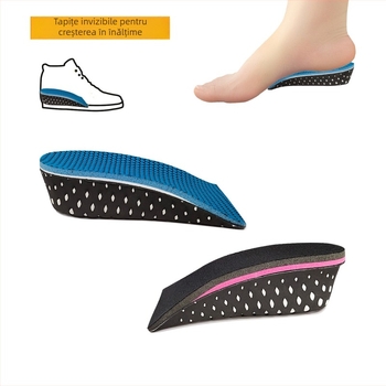 Talpă interioară – semiînălțată, EVA, înălțime 3 cm sau 5 cm, model 005 half, unisex pentru încălțăminte casual