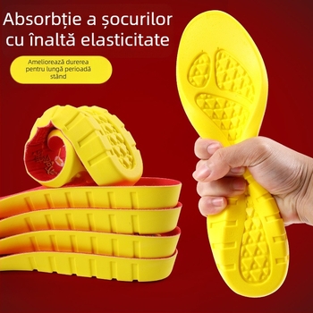 Talpă pentru încălțăminte PU, model Seven-Star, amortizare cu înaltă elasticitate, respirabilă și absorbantă a transpirației, talpă completă.