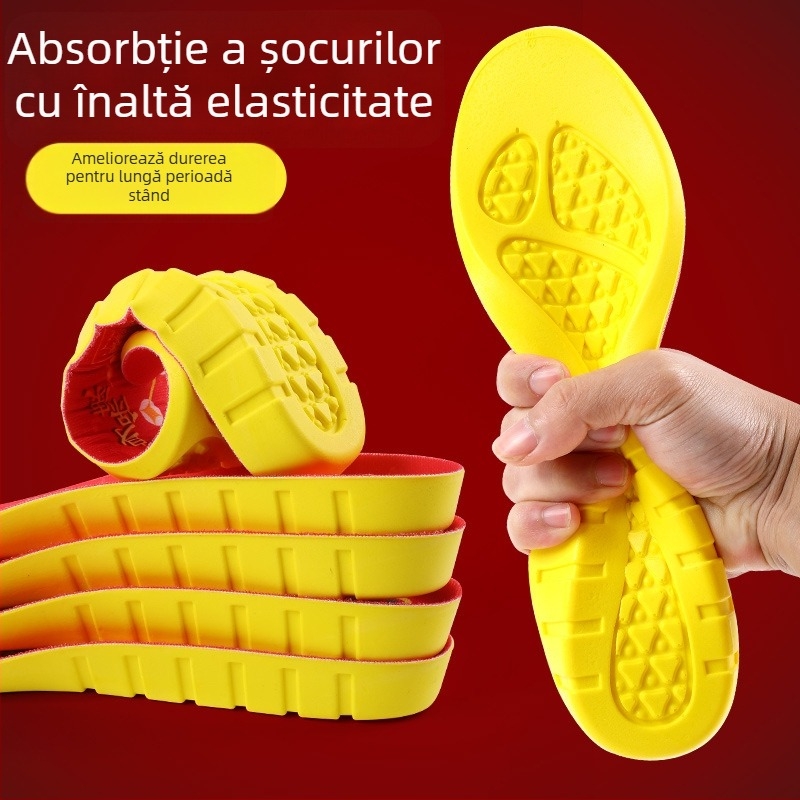 Talpă pentru încălțăminte PU, model Seven-Star, amortizare cu înaltă elasticitate, respirabilă și absorbantă a transpirației, talpă completă.