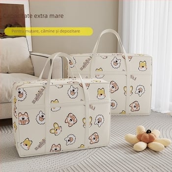 Geantă de depozitare cubică, din material textil nețesut, multifuncțională, stil drăguț desen animat