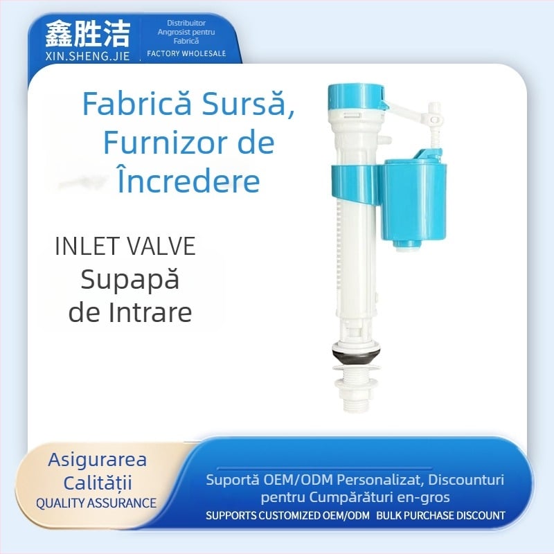 Set universal de valvă de alimentare cu apă pentru toaletă — compatibil cu toalete de tip squat și standard, PVC, stil modern minimalist, instalare disponibilă