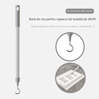Zina Ridicător Capac Toaletă de Tip Squat – Oțel Inoxidabil și PP, Ergonomic, Modern Minimalist