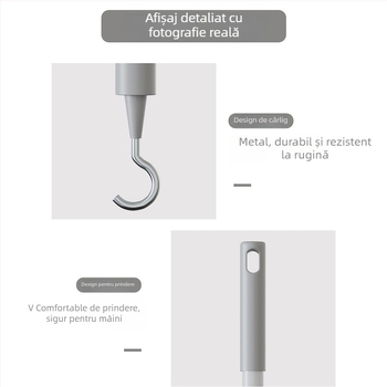 Zina Ridicător Capac Toaletă de Tip Squat – Oțel Inoxidabil și PP, Ergonomic, Modern Minimalist