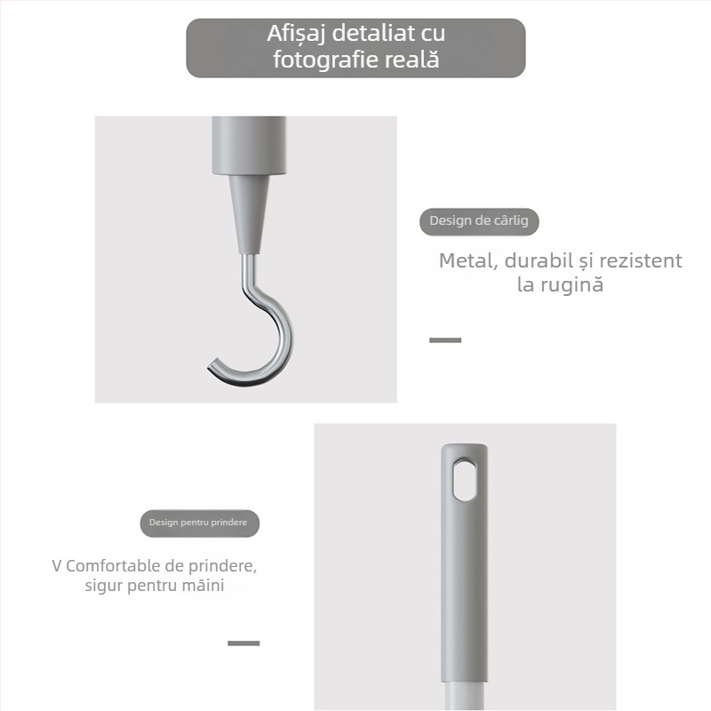 Zina Ridicător Capac Toaletă de Tip Squat – Oțel Inoxidabil și PP, Ergonomic, Modern Minimalist