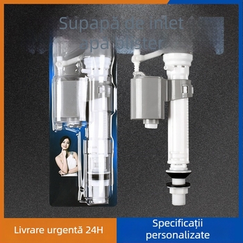 Valvă de alimentare a rezervorului de toaletă – Material: plastice de inginerie; Montaj: filetare; Stil: modern minimalist; Personalizare la cerere
