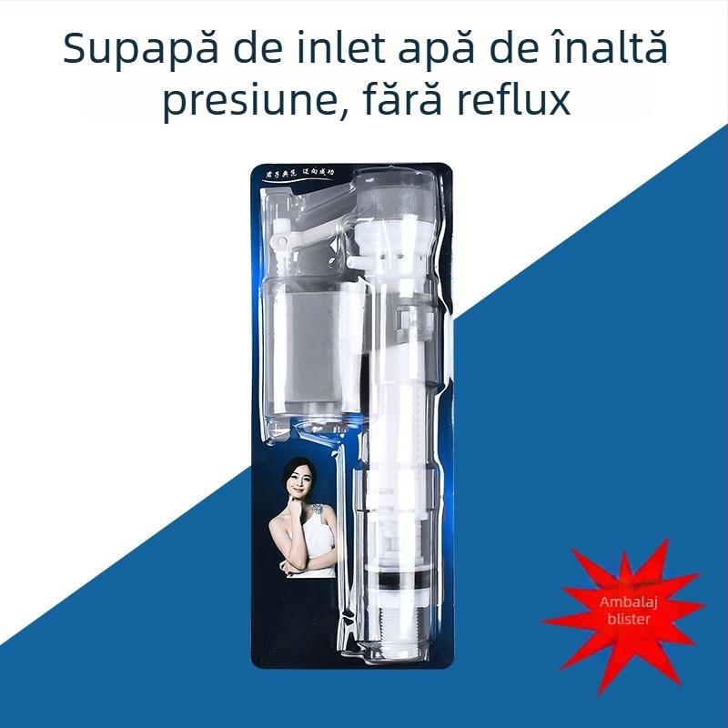 Valvă de alimentare a rezervorului de toaletă – Material: plastice de inginerie; Montaj: filetare; Stil: modern minimalist; Personalizare la cerere