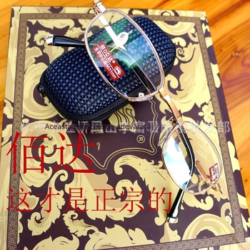 Baida ochelari de citit 809, pliabili, cu sticlă optică cu film verde (rezistenți la radiații, UV- rezistenți, lentilă asferică)