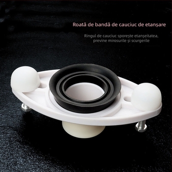 Accesoriu pentru urinar, cap de cal, montat pe perete, ABS plastic, conector de scurgere, conexiune orizontală