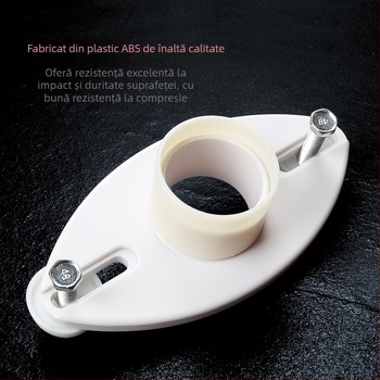 Accesoriu pentru urinar, cap de cal, montat pe perete, ABS plastic, conector de scurgere, conexiune orizontală