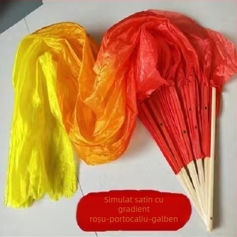 Fan de dans pentru dansul burii, material Bodhi, stil etnic, retro literar