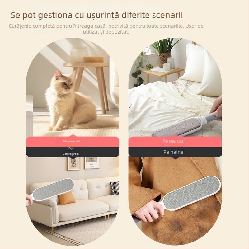 Qiwang rolă plastică pentru îndepărtarea scamelor de pe haine — design modern minimalist, elimină părul și scamele