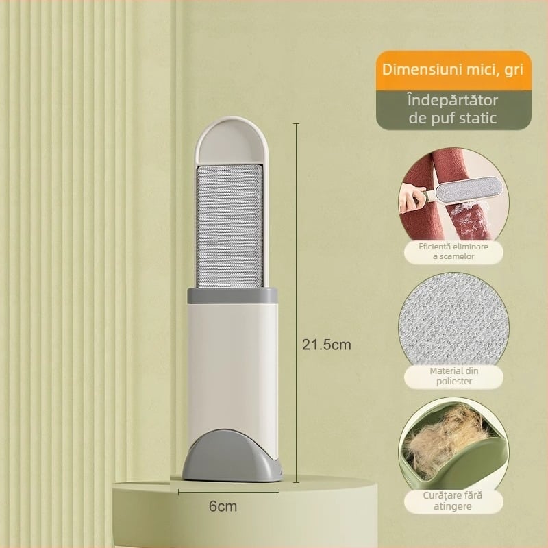 Qiwang rolă plastică pentru îndepărtarea scamelor de pe haine — design modern minimalist, elimină părul și scamele