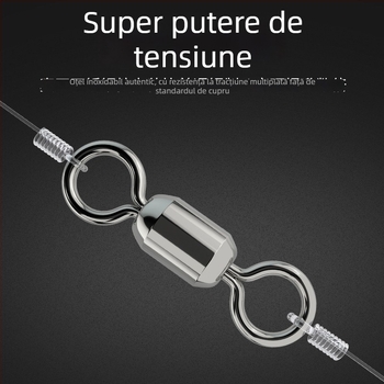 Conector inelar în formă de 8 pentru pescuit – oțel inoxidabil, marcă A Little Red, origine China