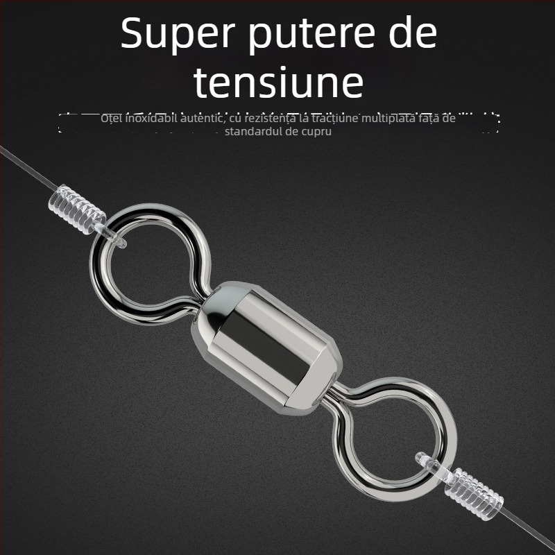 Conector inelar în formă de 8 pentru pescuit – oțel inoxidabil, marcă A Little Red, origine China