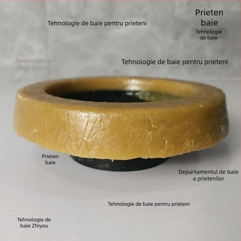 Inel de sigiliu pentru toaletă din ceară — plastic + ceară, etanșare anti-odor și anti-scurgere, pentru inserare, origine Chaozhou, Guangdong, stil modern minimalist