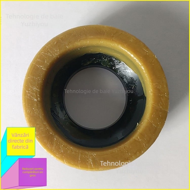 Inel de sigiliu pentru toaletă din ceară — plastic + ceară, etanșare anti-odor și anti-scurgere, pentru inserare, origine Chaozhou, Guangdong, stil modern minimalist