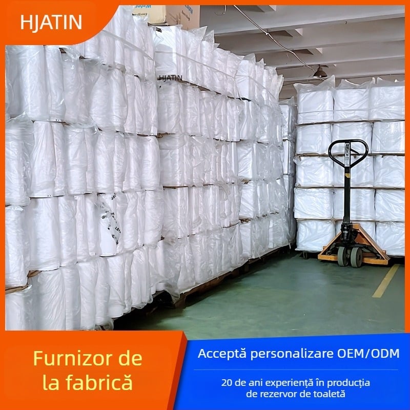 Rezervor de apă pentru toaletă - PP material - acționare manuală prin apăsare - producție OEM - stil modern minimalist - brand Hejiating