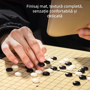 Set magnetic Go și Gomoku – piese magnetice, tablă Go/Gomoku, divertisment educațional, potrivit pentru vârste 4-61+