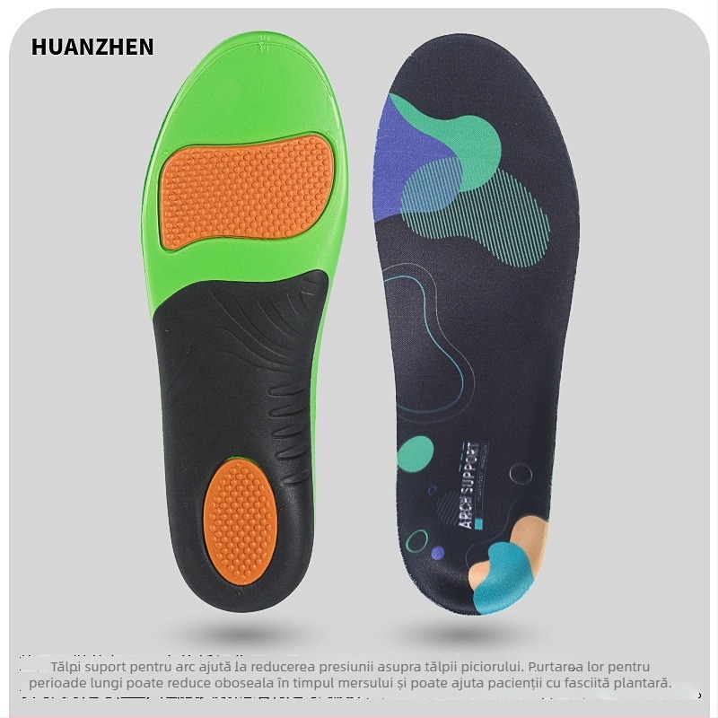 Tălpi ortopedice cu suport pentru arc, material EVA, model 240406, lungime întreagă