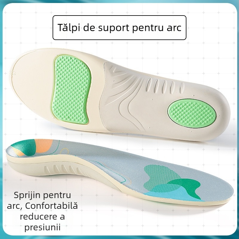Tălpi ortopedice cu suport pentru arc, material EVA, model 240406, lungime întreagă
