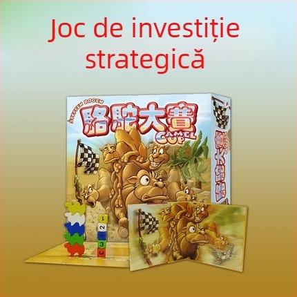 Joc de societate Curse de cămile - Hengxi, Cărți de hârtie, Joc de familie, 14+ ani