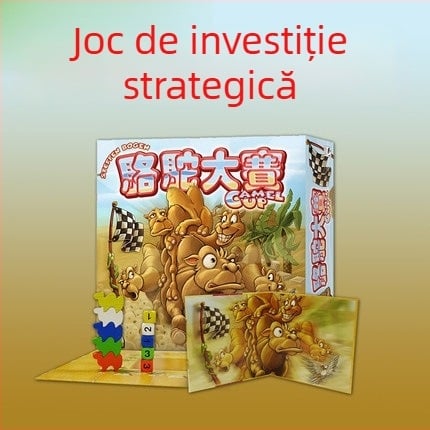 Joc de societate Curse de cămile - Hengxi, Cărți de hârtie, Joc de familie, 14+ ani