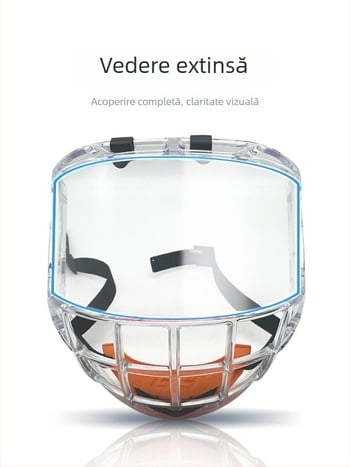 VPRO Cască de hochei pe gheață cu mască pentru față, Nailon, Adulți, Sporturi în aer liber