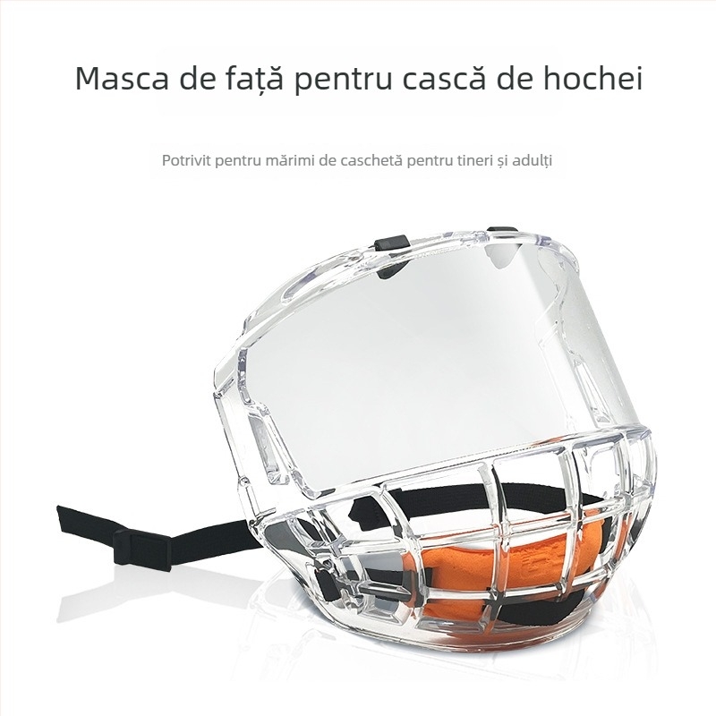 VPRO Cască de hochei pe gheață cu mască pentru față, Nailon, Adulți, Sporturi în aer liber