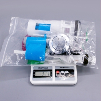 Kit supapă rezervor toaletă cu buton dublu, universal, din plastic, turnare prin injecție, supapă de alimentare cu presiune redusă, design modern minimalist