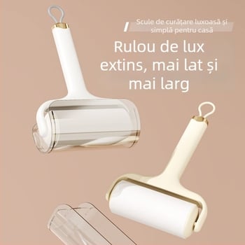 Rola de îndepărtare a părului cu adeziv de înaltă vâscozitate, portabilă pentru uz casnic, construcție din plastic