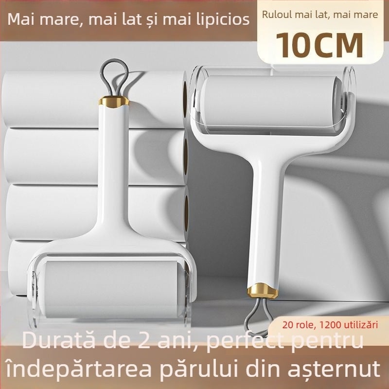 Rola de îndepărtare a părului cu adeziv de înaltă vâscozitate, portabilă pentru uz casnic, construcție din plastic