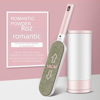 Rola pentru îndepărtarea scamelor de haine – material ABS/PP, design modern minimalist, lansare 2020, elimină părul și praful